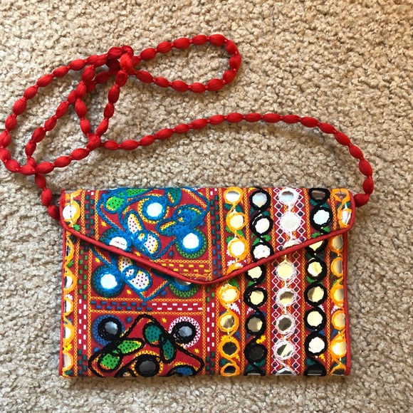 Handbags - Boho/Ethnic Handmade Clutch Crossbody Bag